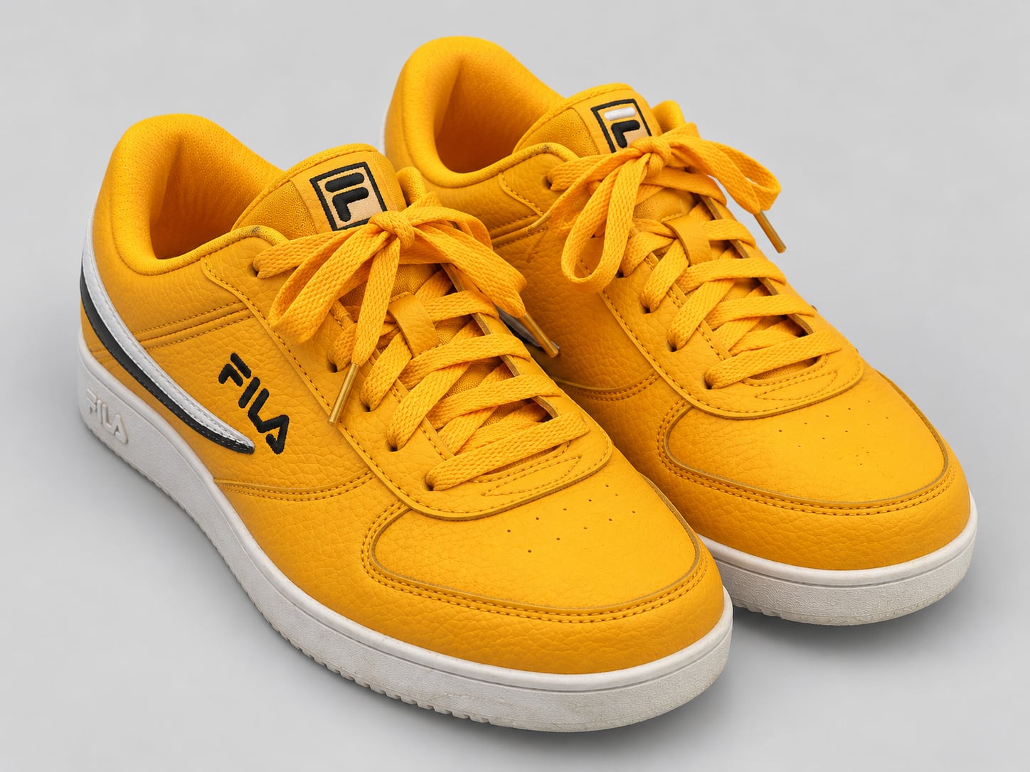 Fila A-Low Size 8.5 Yellow Synthetic Sneakers Shoes 2