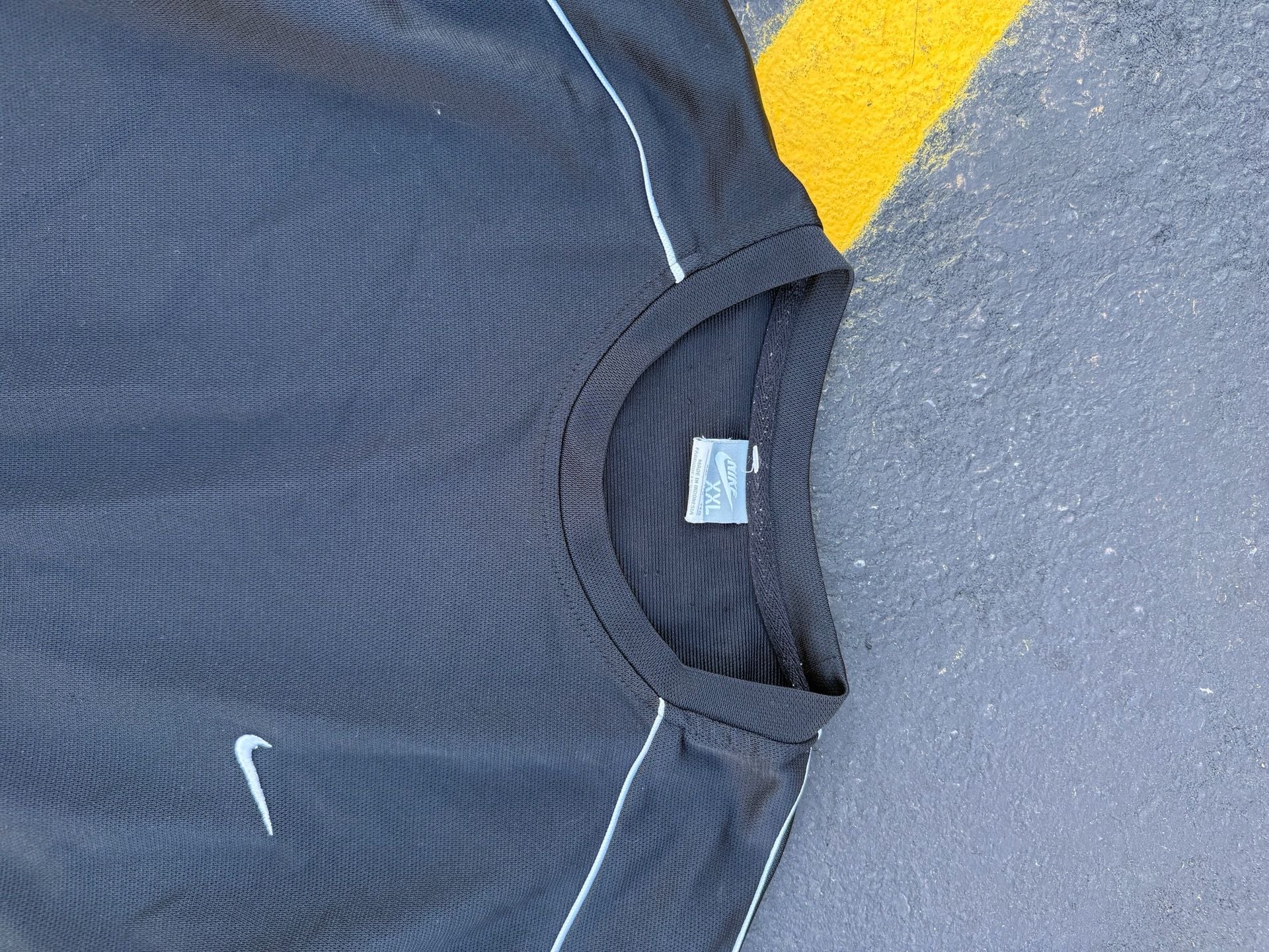 Nike Swoosh T-Shirt Size XXL Black Athletic Workout 3