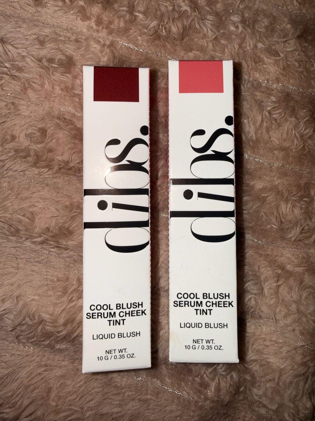 DIBS Cool Blush Serum Cheek Tint 10G Liquid Blush Set of 2 1