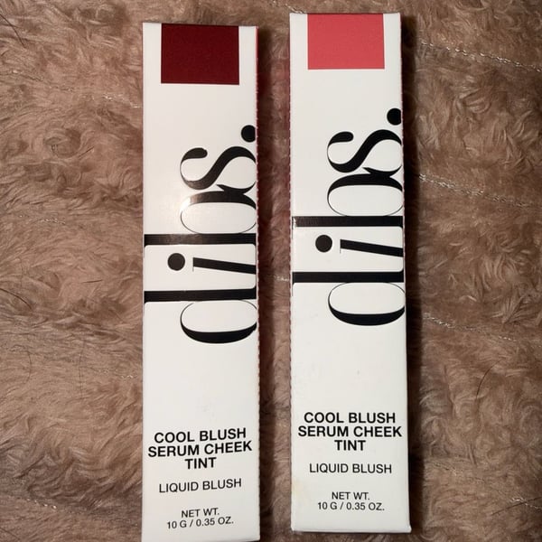 DIBS Cool Blush Serum Cheek Tint 10G Liquid Blush Set of 2