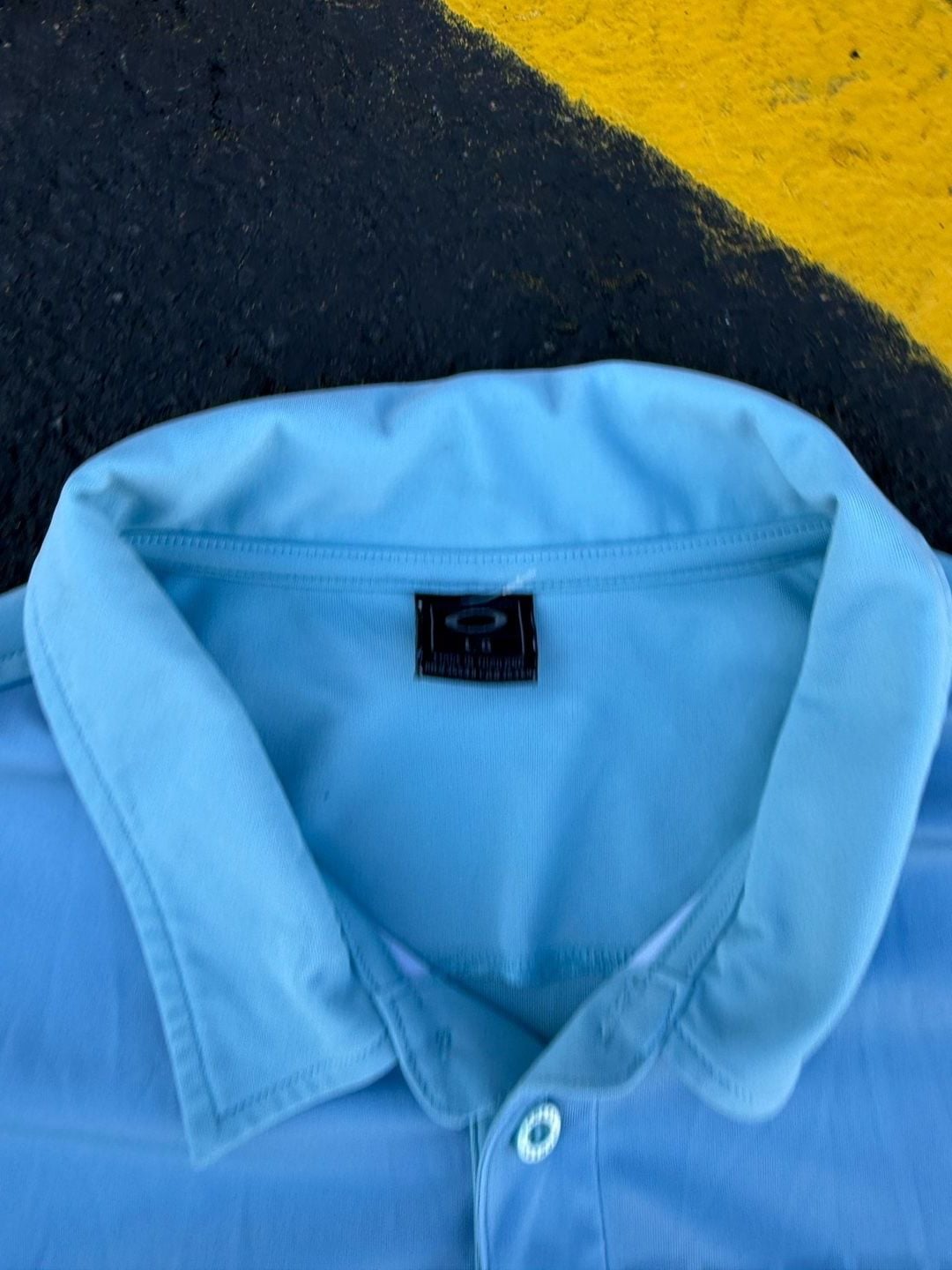 Oakley Polo Shirt Blue Golf Athletic Short Sleeve 3