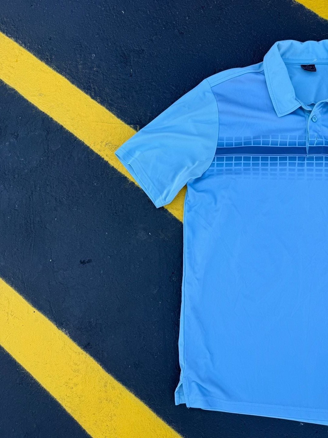 Oakley Polo Shirt Blue Golf Athletic Short Sleeve 4