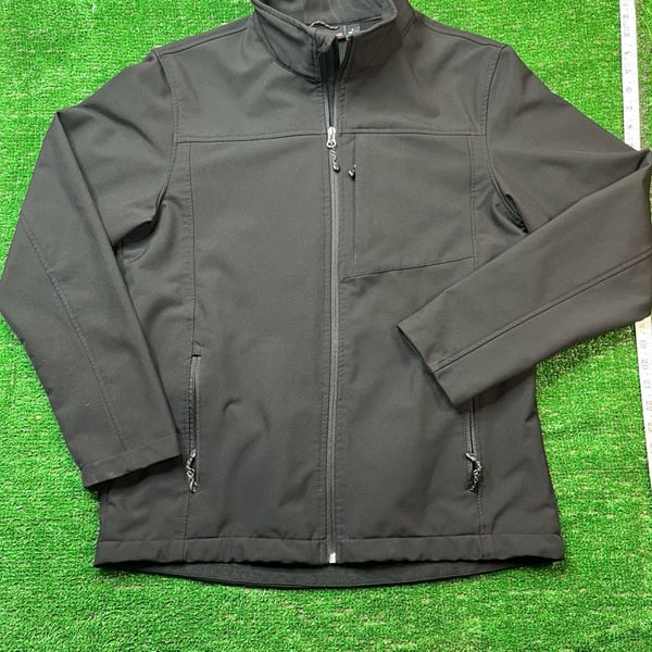 Weatherproof Vintage Soft Shell Jacket Size M Black Fleece Lined