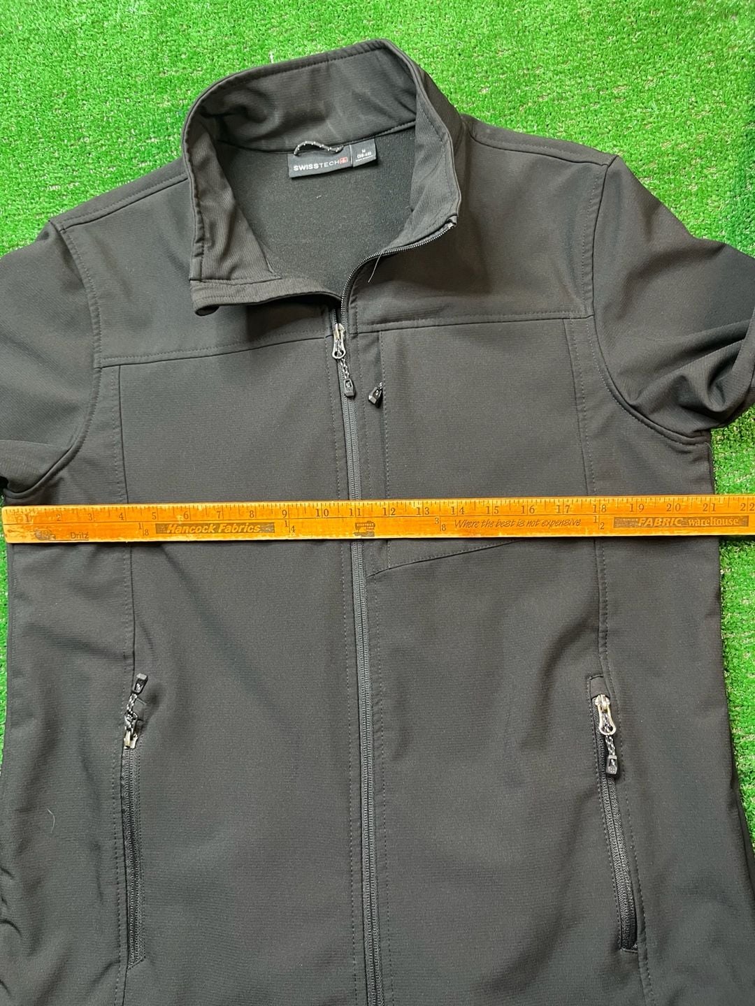 Weatherproof Vintage Soft Shell Jacket Size M Black Fleece Lined 11