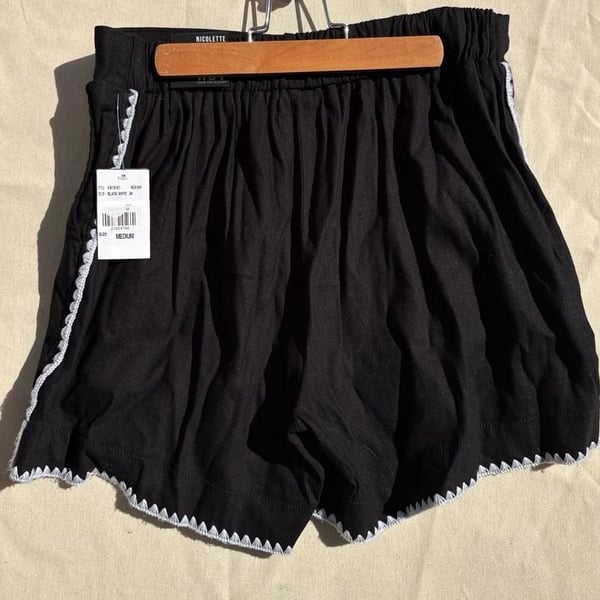 KUT from the Kloth Nicolette High Waist Linen Blend Bermuda Shorts (Women)