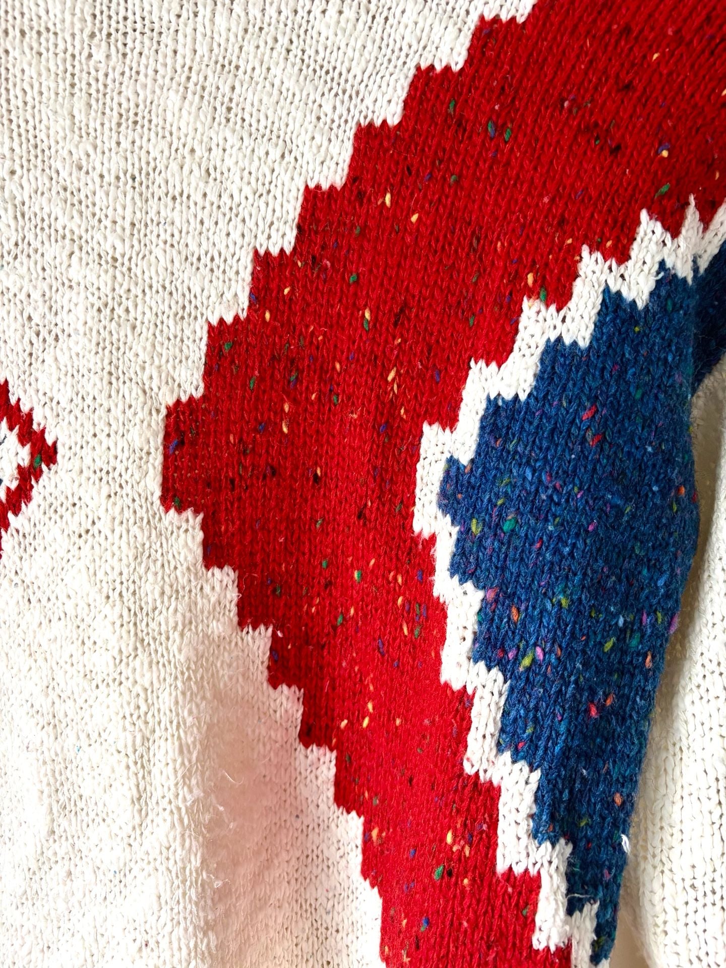 Vintage 1980s Knit Pullover Retro Sweater - Womens Small to Medium 3