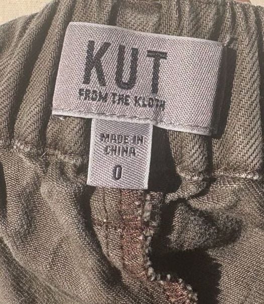 Kut From The Kloth Dark Green High Rise Ankle Skinny Jeans Women's Size 6 3