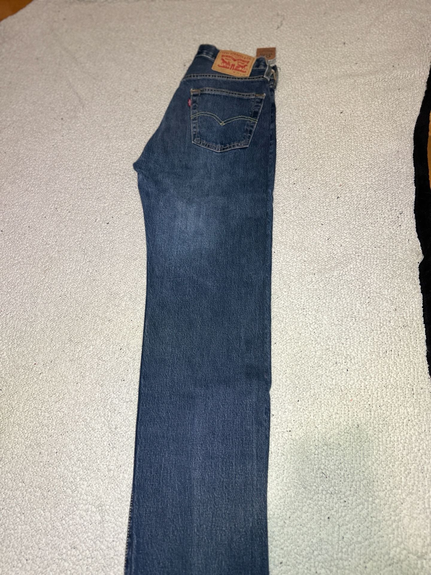 Levi's 501 Size 29x34 Medium Blue Denim Jeans 7