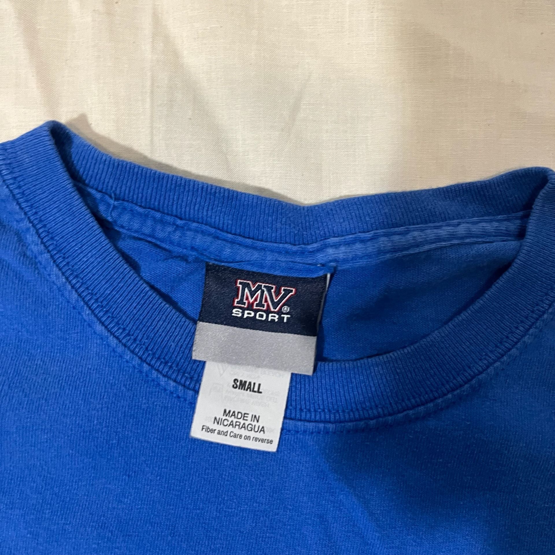 MV Sport Boise State Broncos T-Shirt Size Small Blue Graphic 4