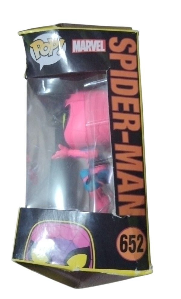 Funko Pop! Marvel Spider-Man #652 Black Light Target Exclusive 2