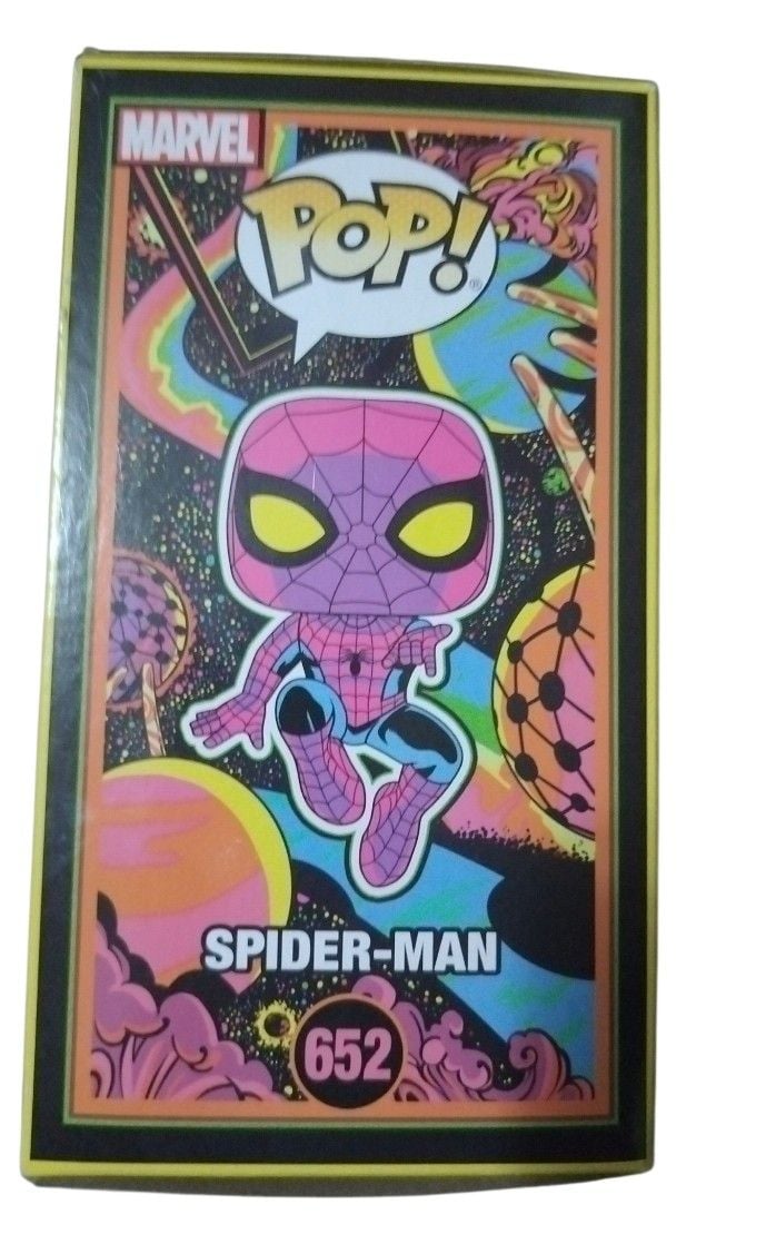 Funko Pop! Marvel Spider-Man #652 Black Light Target Exclusive 4