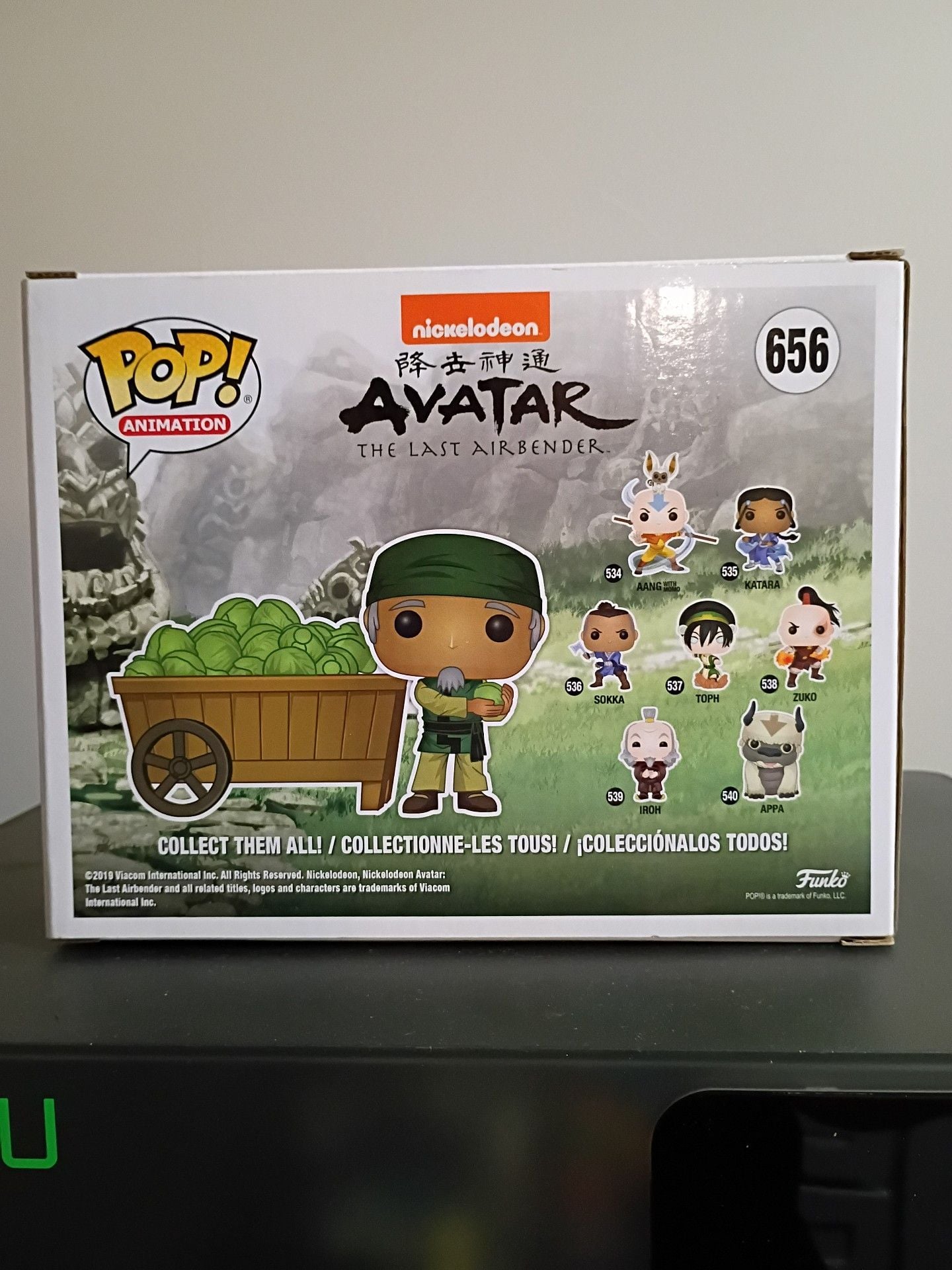 Funko Pop Animation Cabbage Man & Cart 656 Avatar 2019 Fall Convention 3
