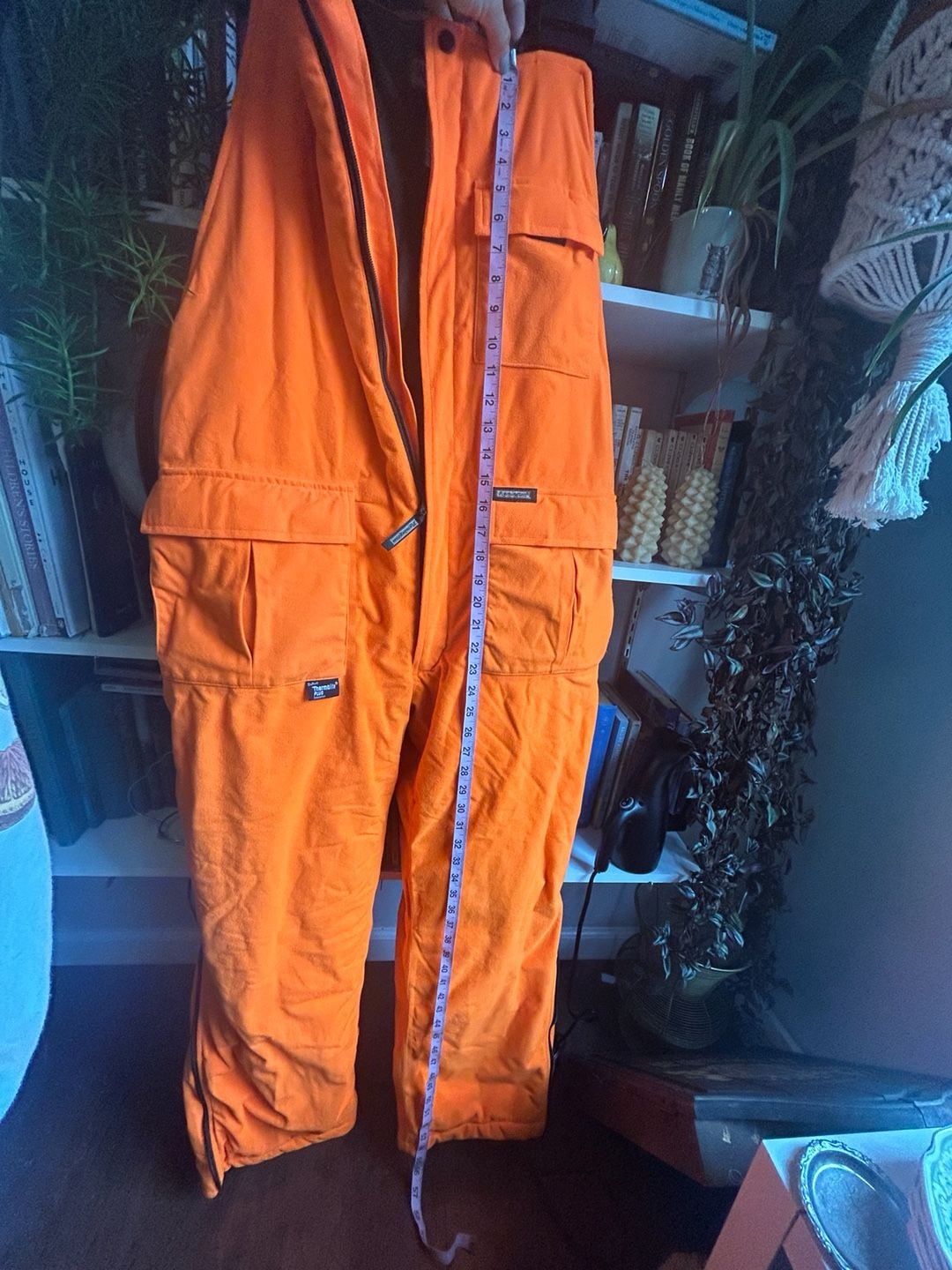 Remington Hunting Overalls Size XL(48-50) Blaze Orange Insulated Bibs 7