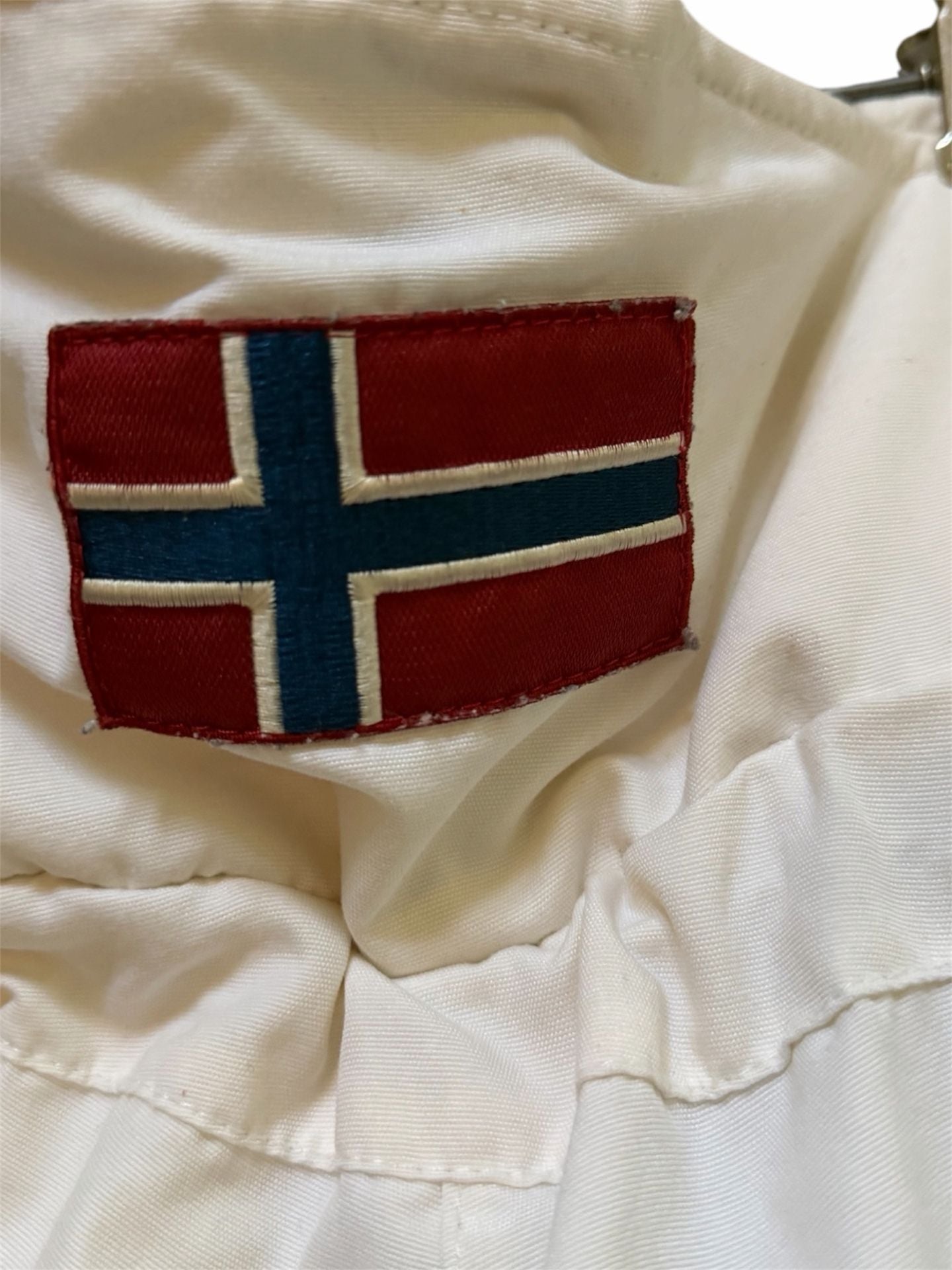 Vintage White Napapijri Ski Pants High Waisted Snow Trousers 5