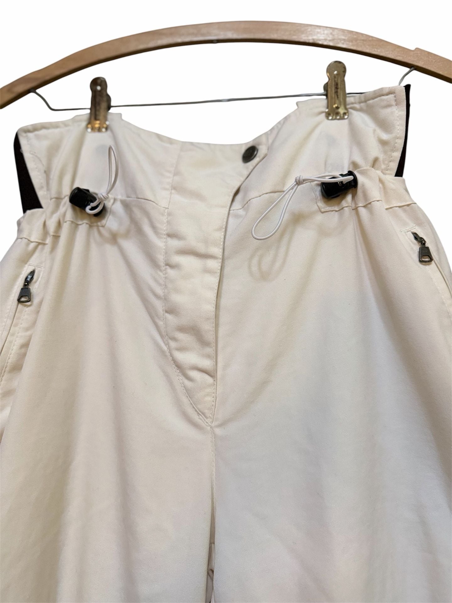 Vintage White Napapijri Ski Pants High Waisted Snow Trousers 6
