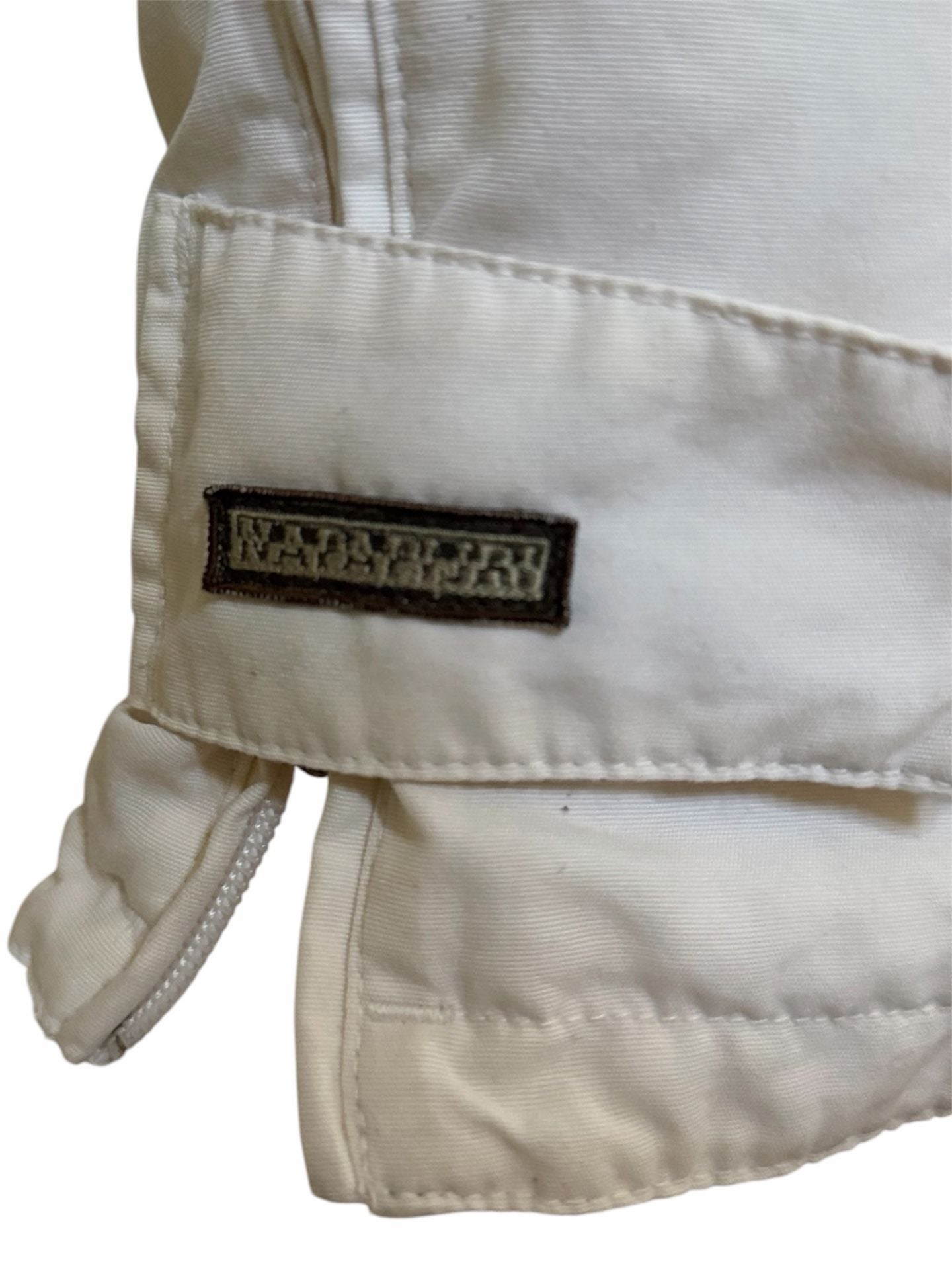 Vintage White Napapijri Ski Pants High Waisted Snow Trousers 9