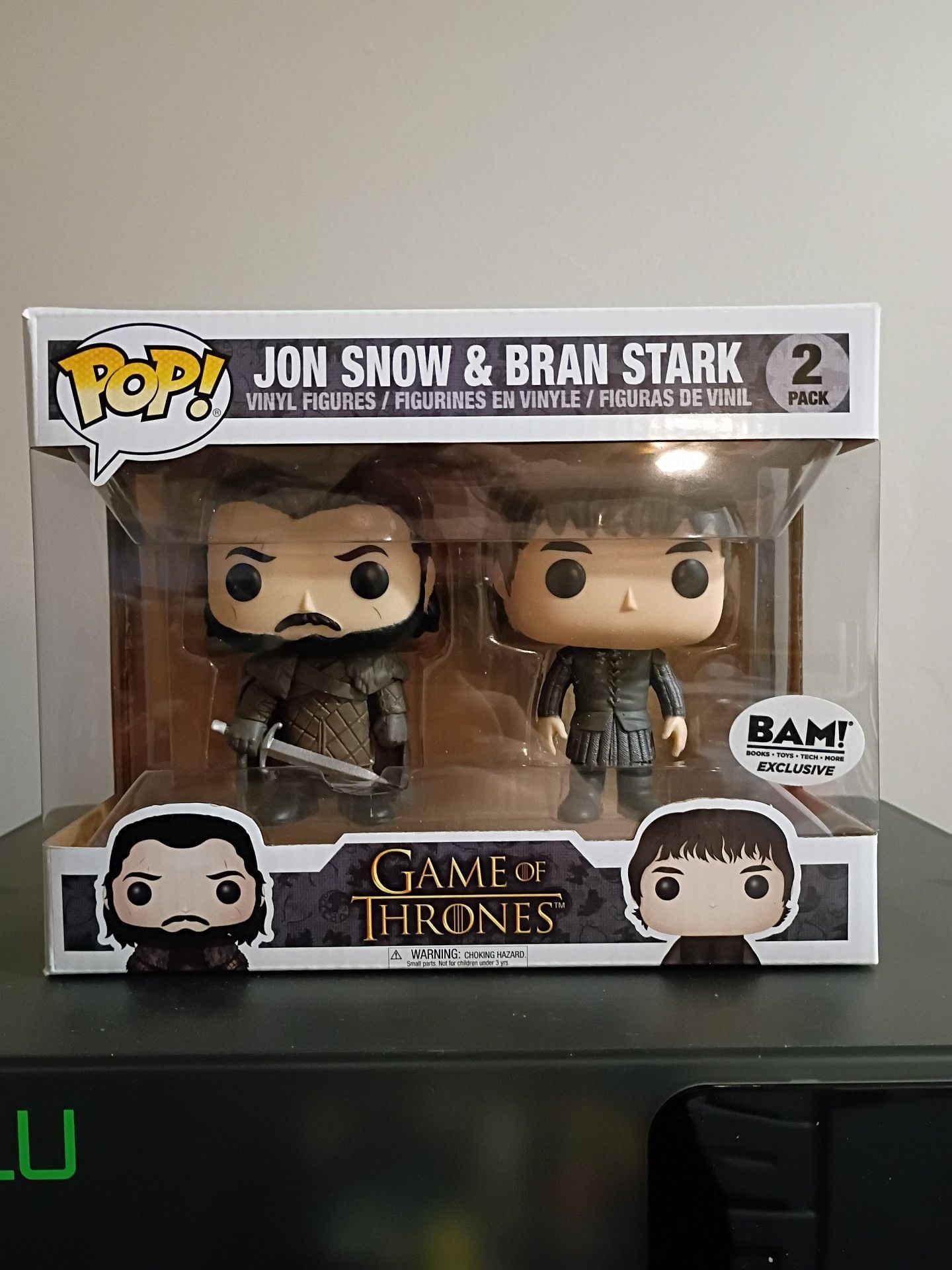 Funko Pop Game of Thrones Jon Snow & Bran Stark 2 Pack Vinyl Figures 1
