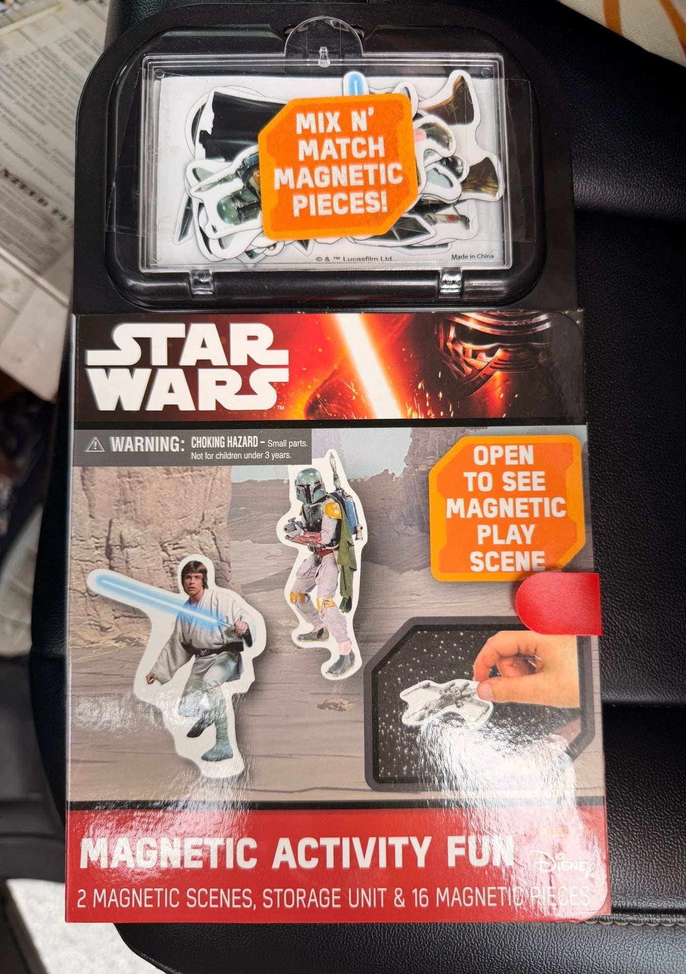 Star Wars Magnetic Activity Fun Play Set 16 Pieces New 1