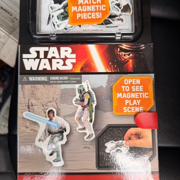 Star Wars Magnetic Activity Fun Play Set 16 Pieces New