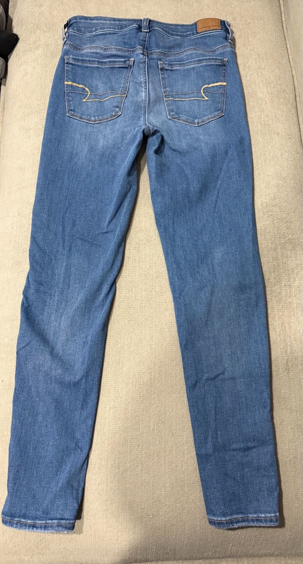 American Eagle Next Level Stretch Jeans Size 6 Short Blue Denim 7