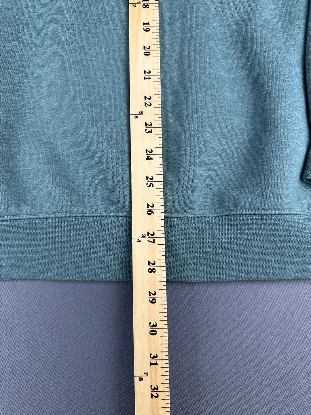 Carhartt Logo Sleeve Sweatshirt Size L Light Teal Pullover Hoodie 9