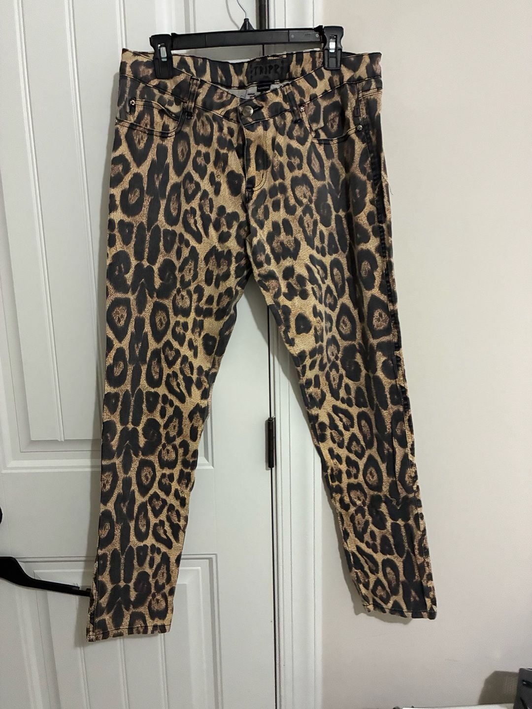 Tripp NYC Leopard Print Skinny Jeans Size 15 2