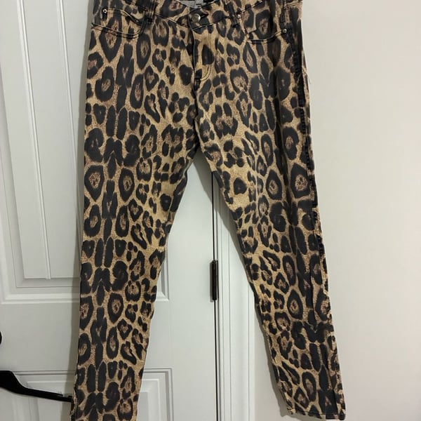 Tripp NYC Leopard Print Skinny Jeans Size 15