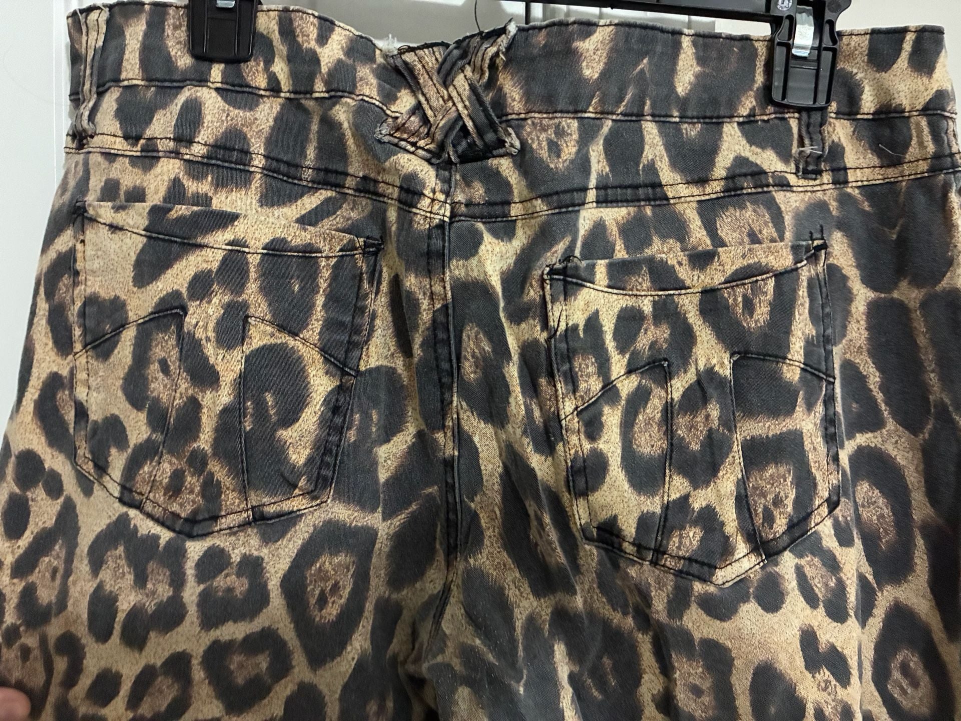 Tripp NYC Leopard Print Skinny Jeans Size 15 4