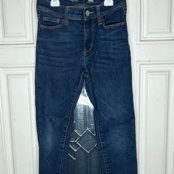 Old Navy Rockstar Jeggings Size 8 Dark Blue Denim Jeans