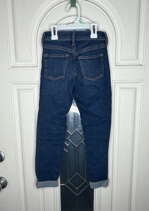 Old Navy Rockstar Jeggings Size 8 Dark Blue Denim Jeans 4