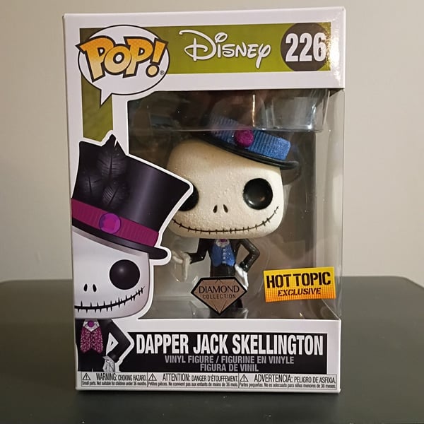 Funko Pop! Disney Dapper Jack Skellington Vinyl Figure 226 Diamond Collection