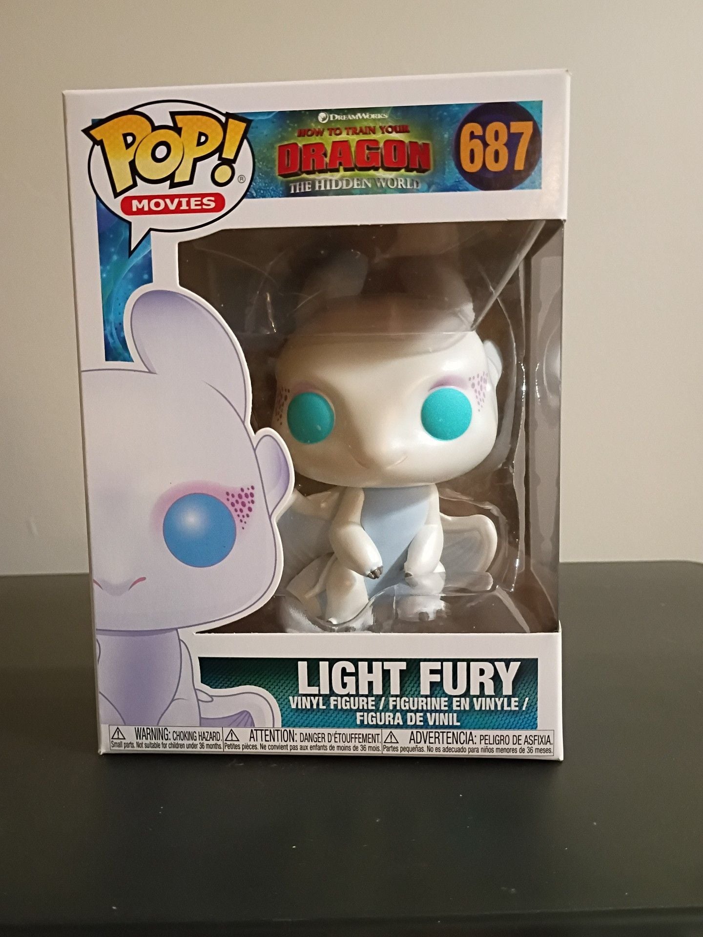 Funko Pop Movies How to Train Your Dragon Light Fury Vinyl Figure 687 1
