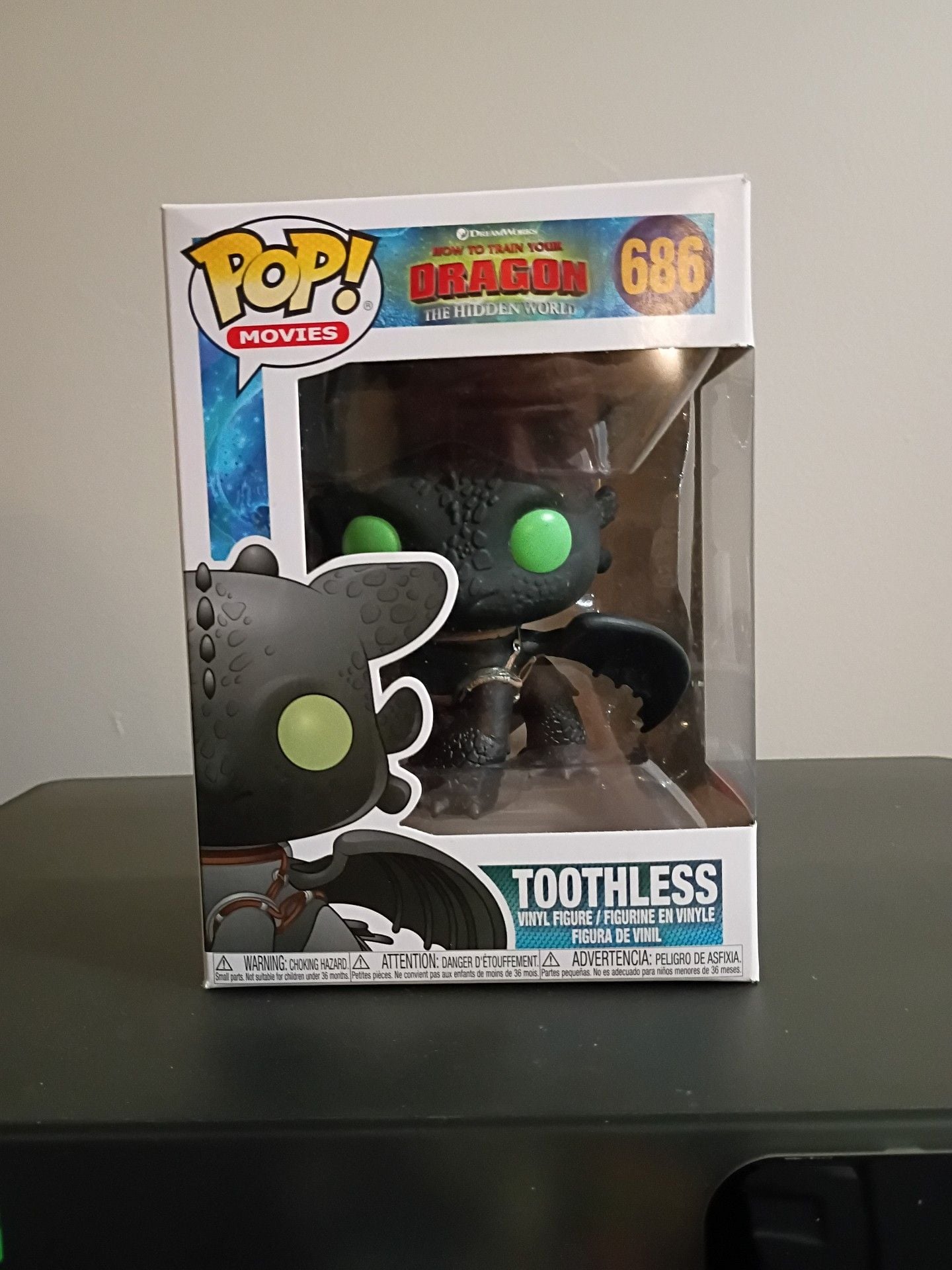 Funko Pop! Movies Toothless Vinyl Figure 686 How to Train Your Dragon 1