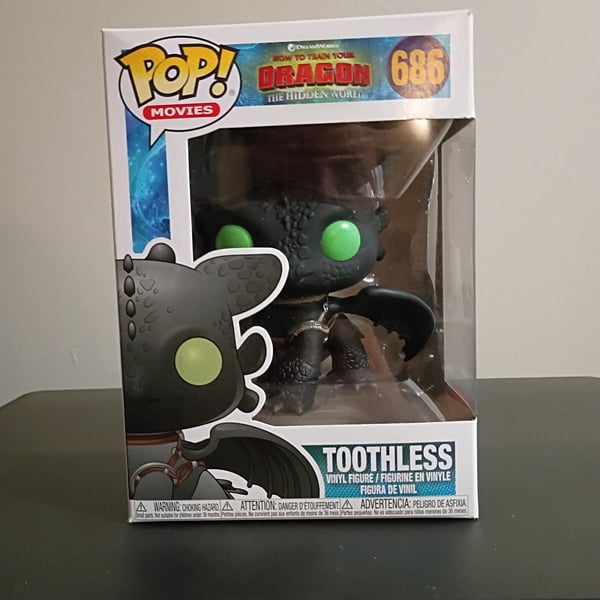 Funko Pop! Movies Toothless Vinyl Figure 686 How to Train Your Dragon