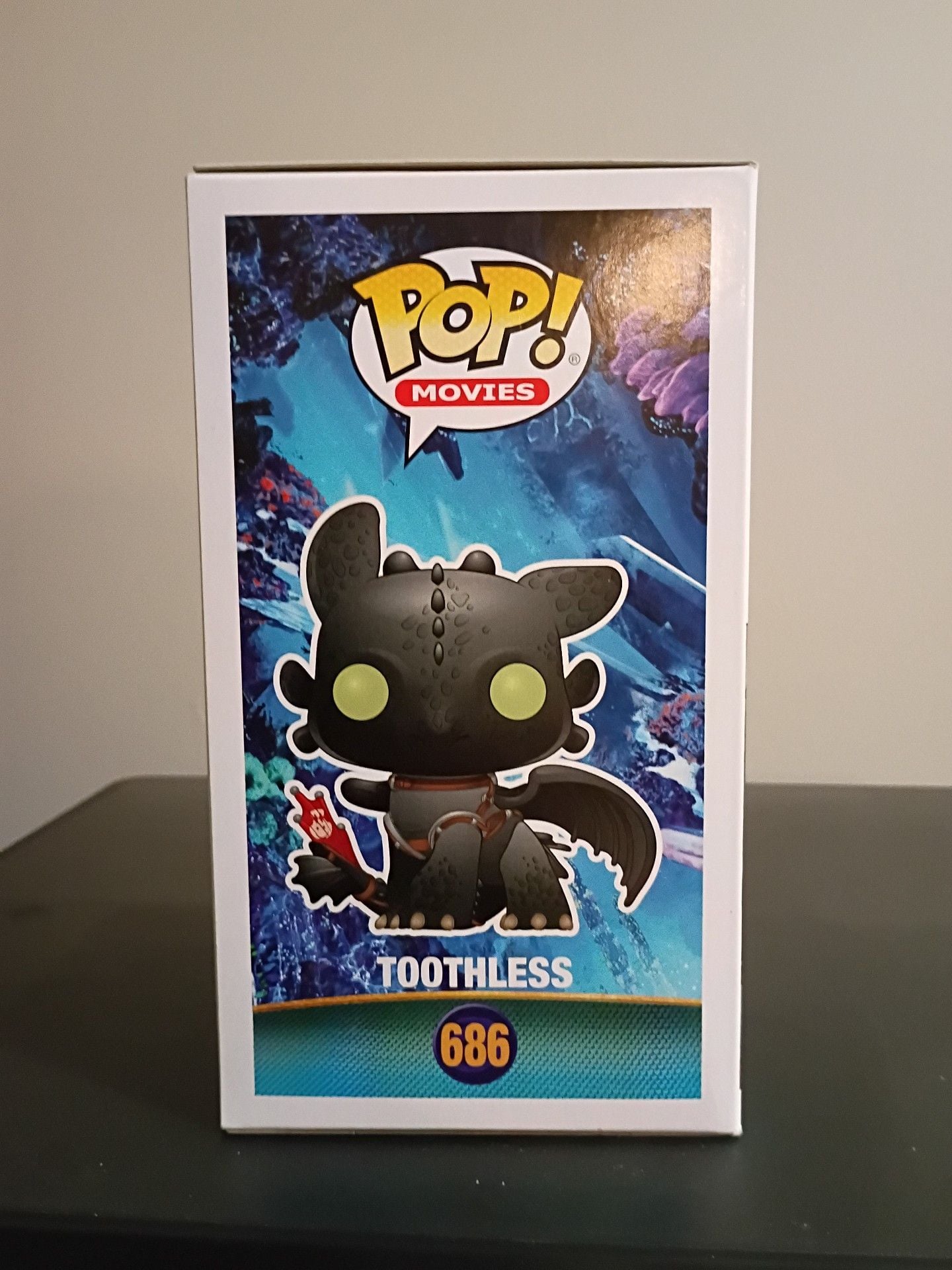 Funko Pop! Movies Toothless Vinyl Figure 686 How to Train Your Dragon 4
