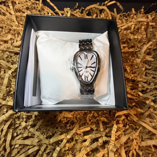 Invicta Specialty Snake Head Quartz Watch Silver Dial