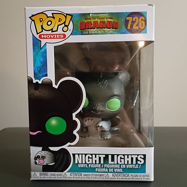 Funko Pop Movies How to Train Your Dragon Night Lights Vinyl Figure 726