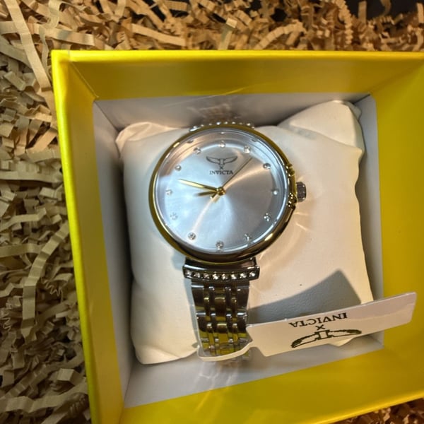Invicta Wildflower Women's Watch Silver Dial Crystal Accents