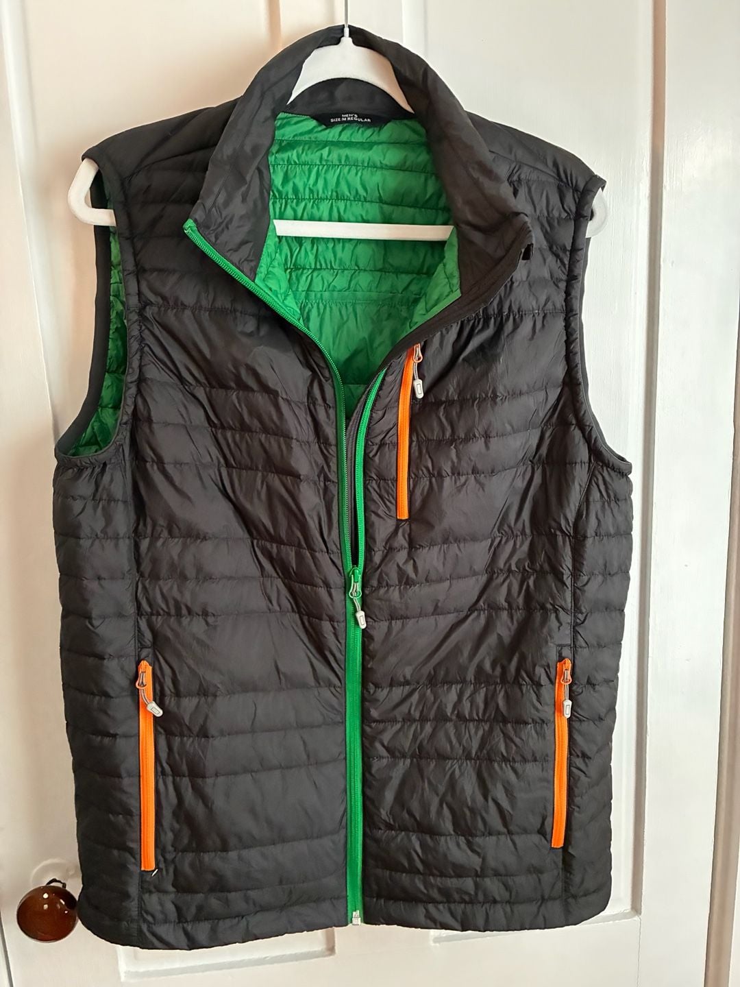 Hexa Custom Black Puffer Vest Size M 3