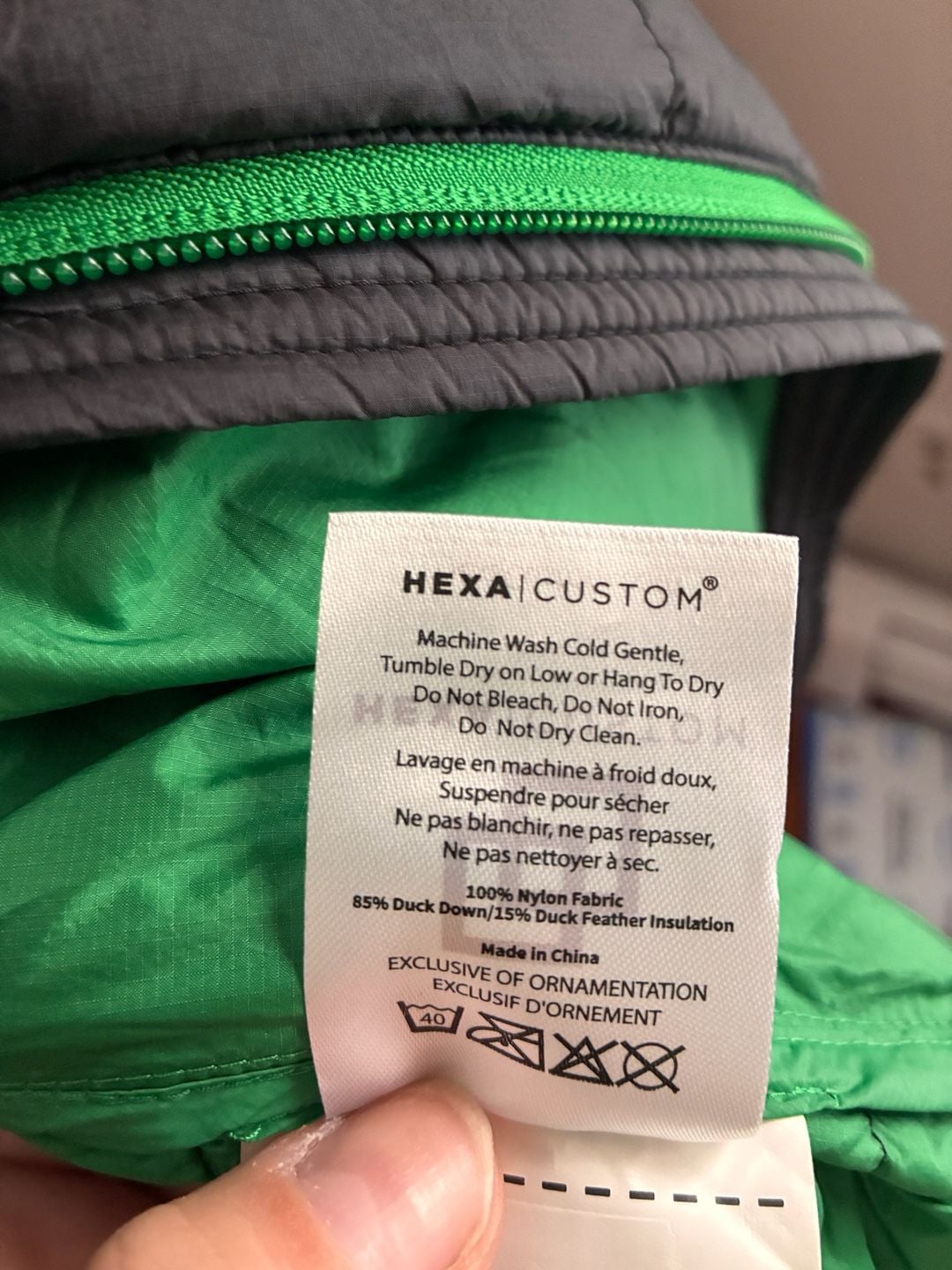 Hexa Custom Black Puffer Vest Size M 6
