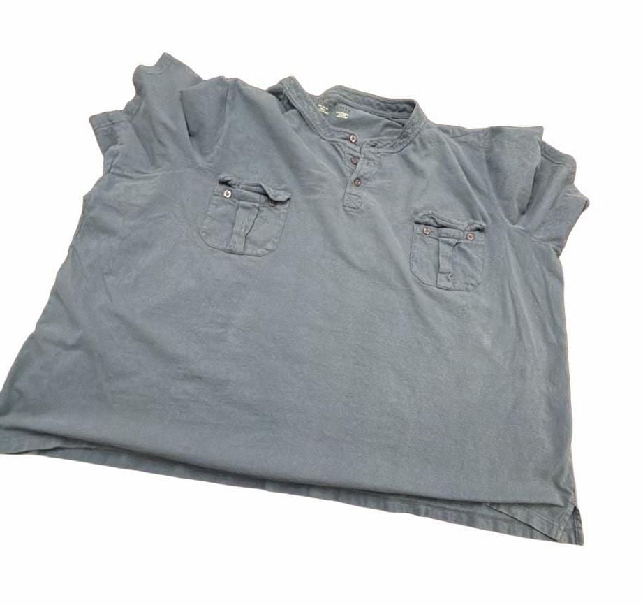 Boulder Creek Trading Company Polo Shirt Size 5XL Blue Short Sleeve Cotton 5