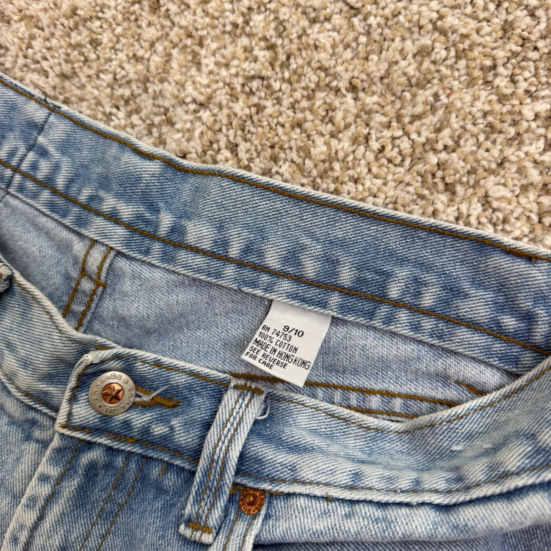 Vintage Upcycled Groovy Wide Leg Jeans 6