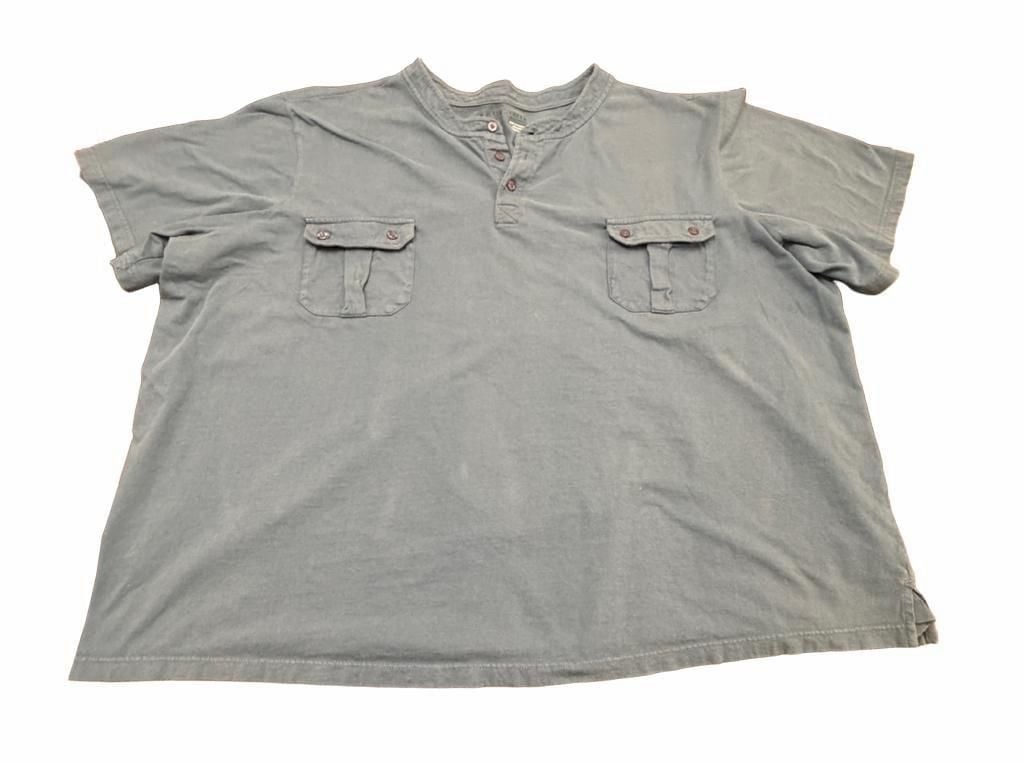 Boulder Creek Trading Company Polo Shirt Size 5XL Blue Short Sleeve Cotton 2