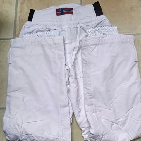 Vintage White Napapijri Ski Pants High Waisted Snow Trousers 7