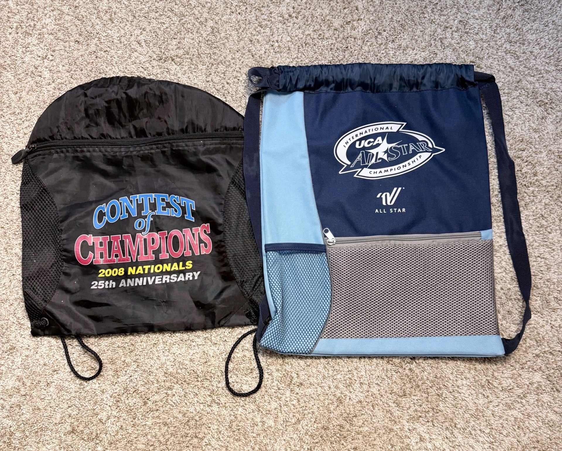 Varsity International UCA All Star Championship Drawstring Backpack 1