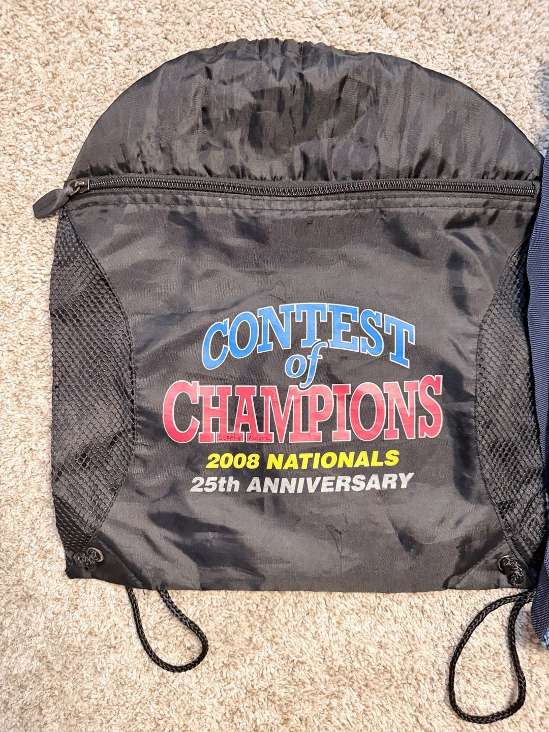 Varsity International UCA All Star Championship Drawstring Backpack 2