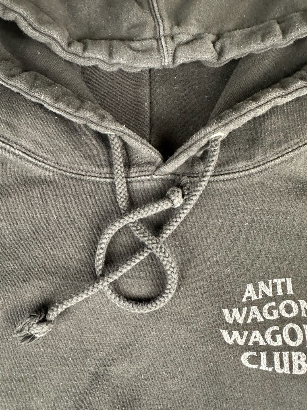 Welgoons Anti Wagon Wagon Club Hoodie Size M Black 5