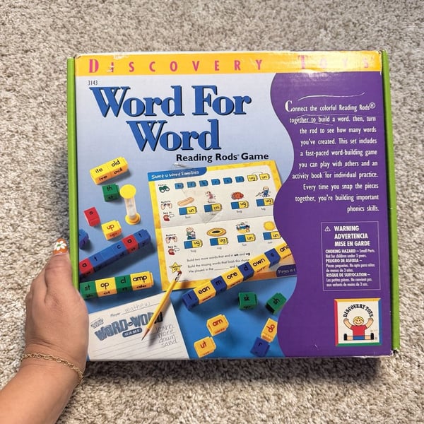 Discovery Toys Word For Word Reading Rods Game