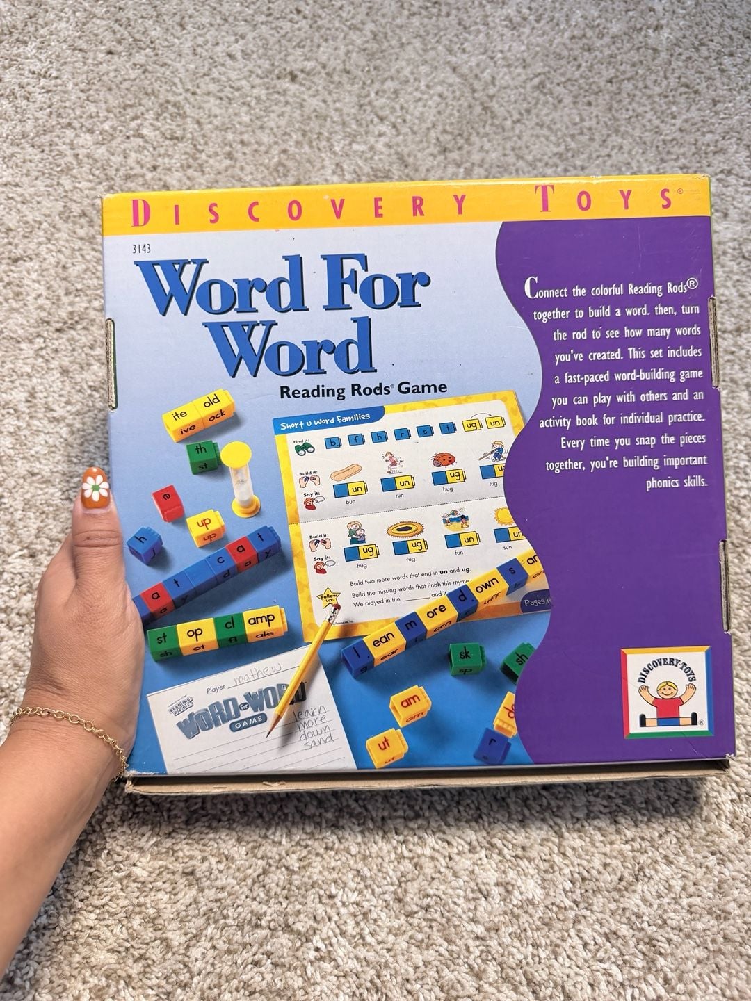Discovery Toys Word For Word Reading Rods Game 2