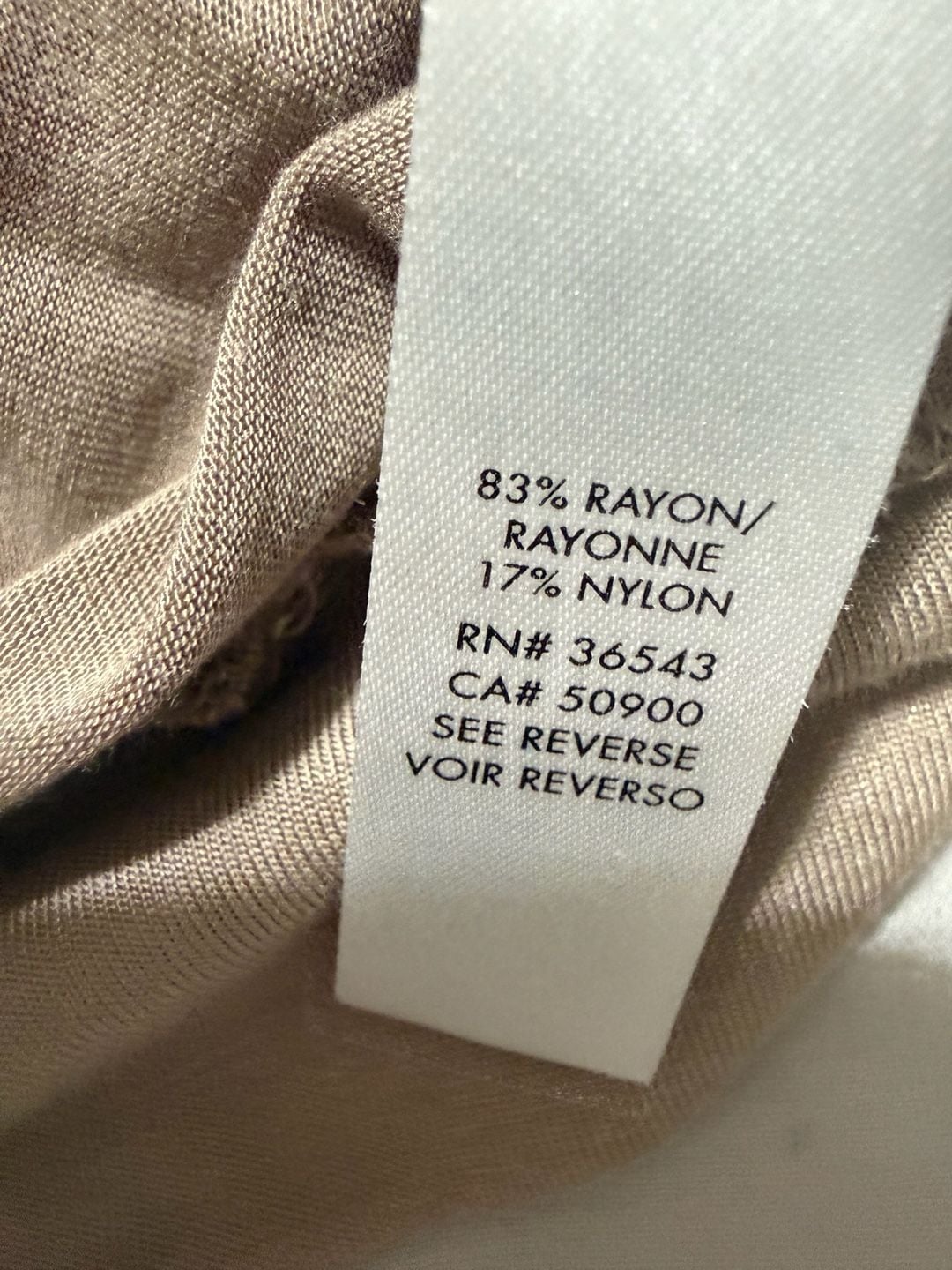 Calvin Klein Cami Top Size S/P Taupe Metallic Chain Strap Blouson 7